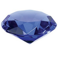 Blue Crystal Diamond Paperweight